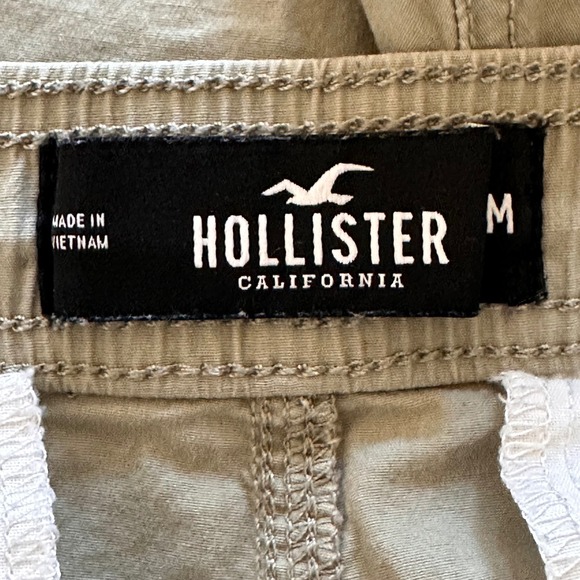 Hollister Mens Jogger Shorts 7" Epic Flex Olive Khaki Size Check Description - Picture 10 of 14